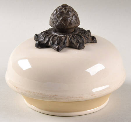 Cream Lid for Small Canister