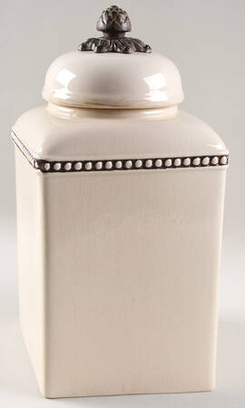 Cream Large Canister & Lid
