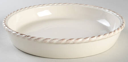 Cream Pie Serving Plate No Dome & Metal Stand