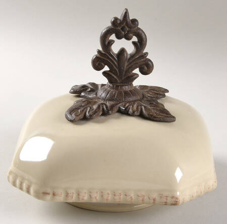Cream Lid for Large Canister