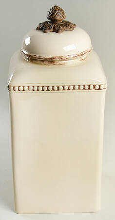 Cream Extra Large Canister & Lid
