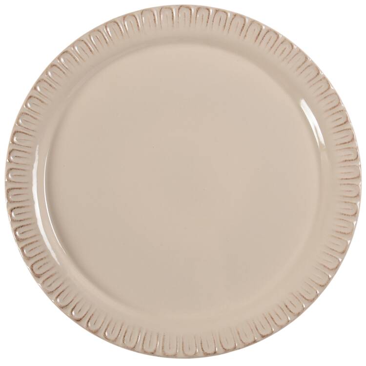 Cream Cake Plate No Glass Dome
