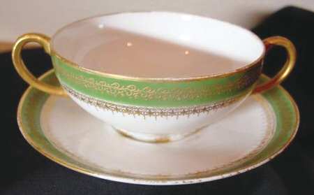 GDA337 Flat Cream Soup Bowl & Saucer Set