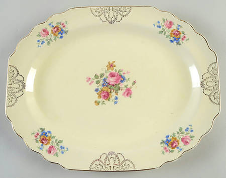 GEO368 Canarytone 13" Oval Serving Platter