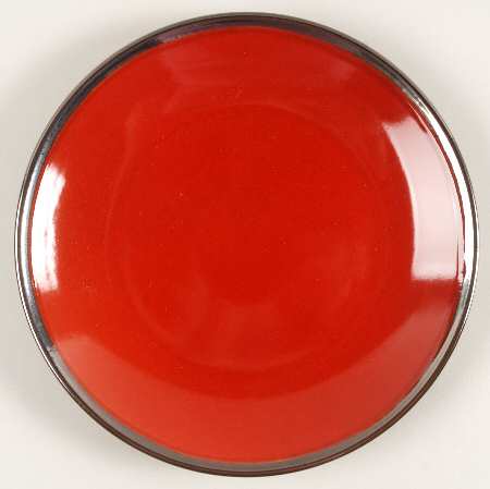 Caterina Red Salad Plate