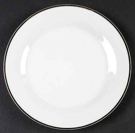 Gold Band Salad Plate