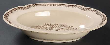 Tibet 10" Oval Vegetable Bowl