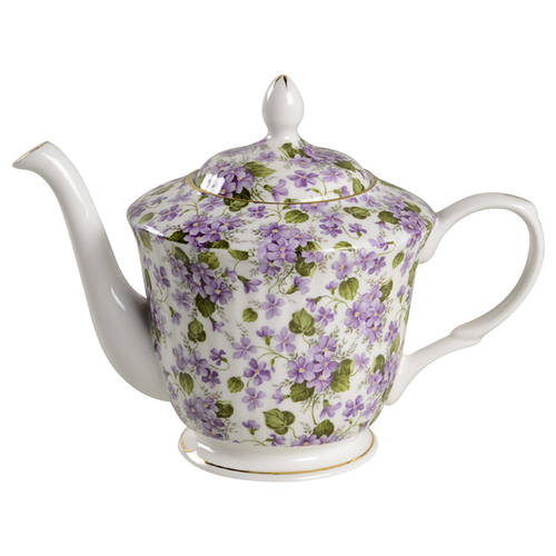 Violet Teapot & Lid