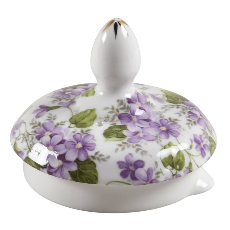 Violet Lid for Teapot