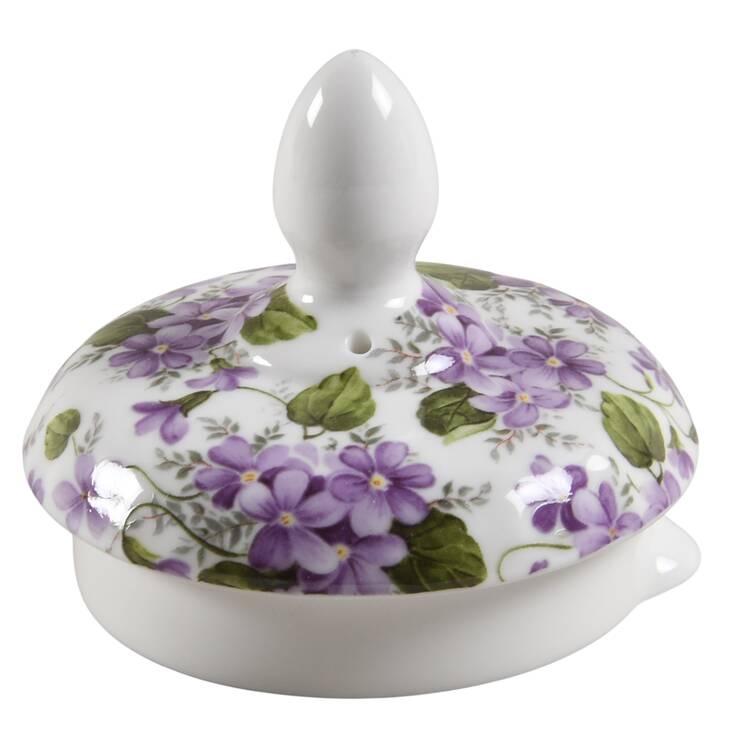 Violet Lid for Teapot