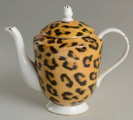 Leopard Teapot & Lid