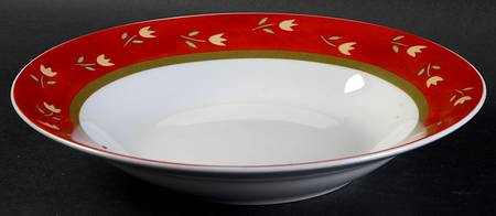 Country Rooster Rim Soup Bowl