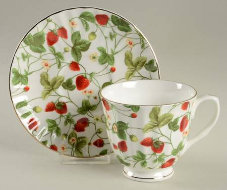 Strawberry by Gracie Bone China
