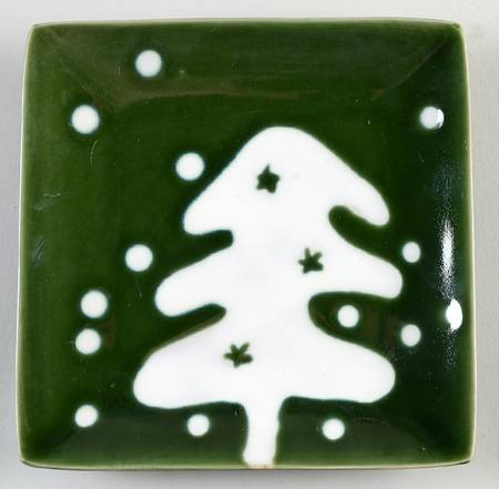 Holiday Delights Square Salad Plate