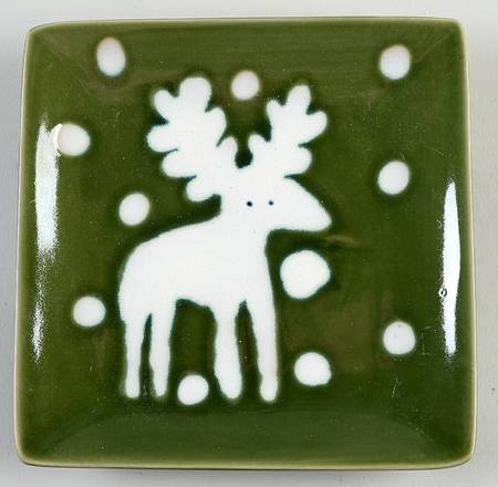 Holiday Delights Square Salad Plate