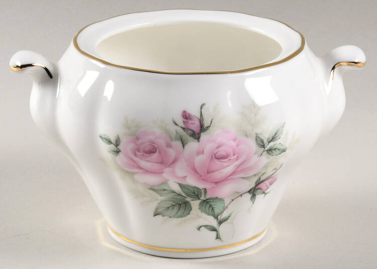 Rose Bouquet Sugar Bowl No Lid