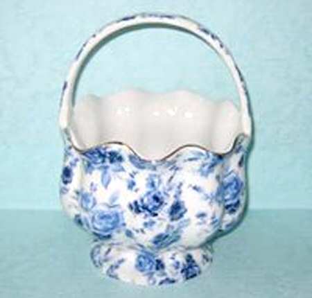 Chintz Alicia 6" Handled Basket
