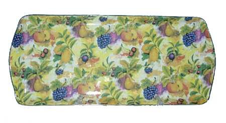 Chintz Fruit 13" Rectangular Tray