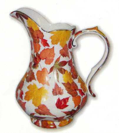 Chintz Leaves Pitcher