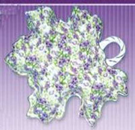 Chintz Pansy 7" Leaf Dish