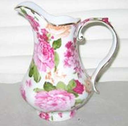 Chintz Peonies Pitcher