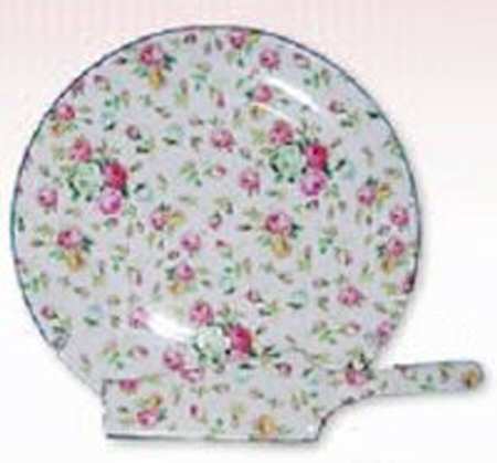Chintz Pink Cake Plate and Server (Boxed Set)