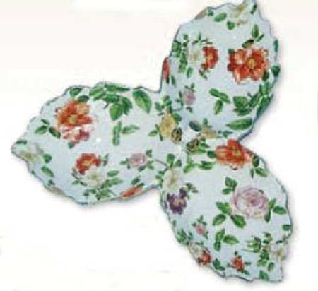 Chintz White 3-Part Relish