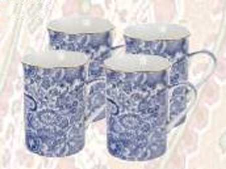 Paisley Blue Mug