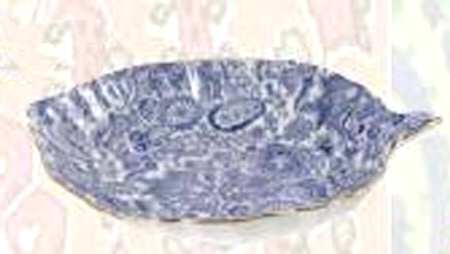 Paisley Blue 7" Leaf Dish