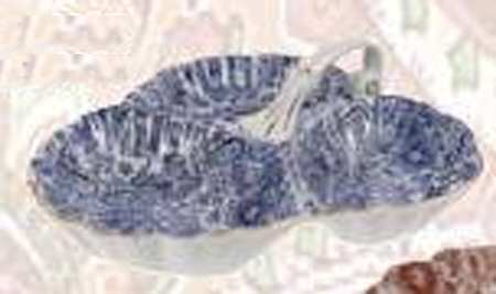 Paisley Blue 3-Part Relish