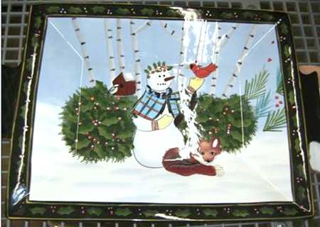 Woodland Friends 16" Rectangular Serving Platter