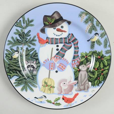 Woodland Friends Salad/Dessert Plate