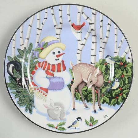 Woodland Friends Salad/Dessert Plate
