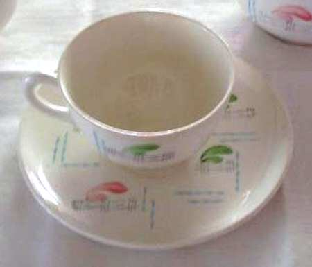 Fantaisie Flat Cup & Saucer Set