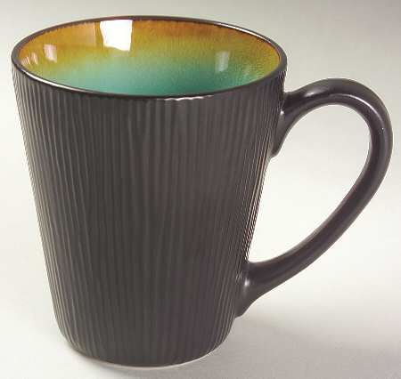 Callisto Turquoise & Black Mug
