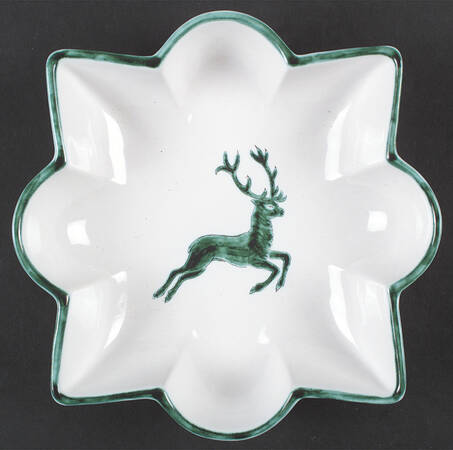 Wild Stag Accessories Green Star Shaped Bowl