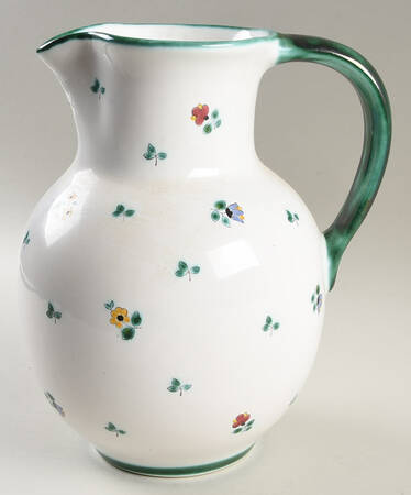 Scattered Blooms Accessories Green 110 Oz Pitcher