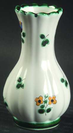 Scattered Blooms Accessories Green 4" Vase