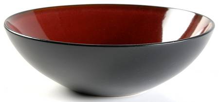 Antica Roma Red 9" Round Vegetable Bowl