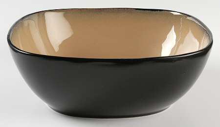 Soho Lounge Taupe 10" Square Vegetable Bowl