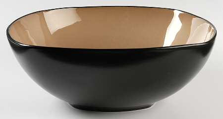 Soho Lounge Taupe 12" Square Vegetable Bowl