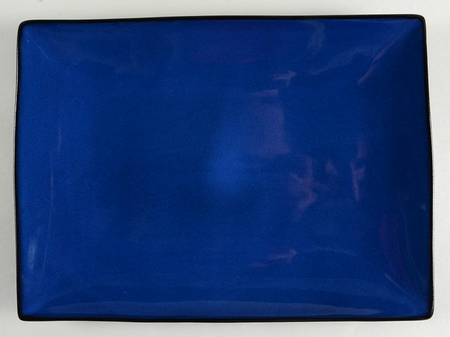 Antica Roma Blue 14" Rectangular Serving Platter