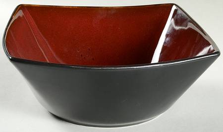 Soho Lounge Red Medium Square Serving Bowl