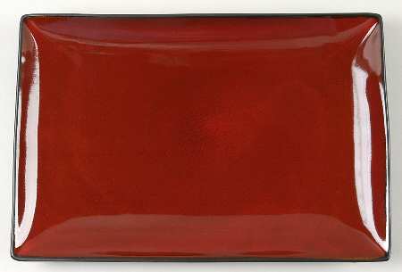 Soho Lounge Red 12" Rectangular Serving Platter