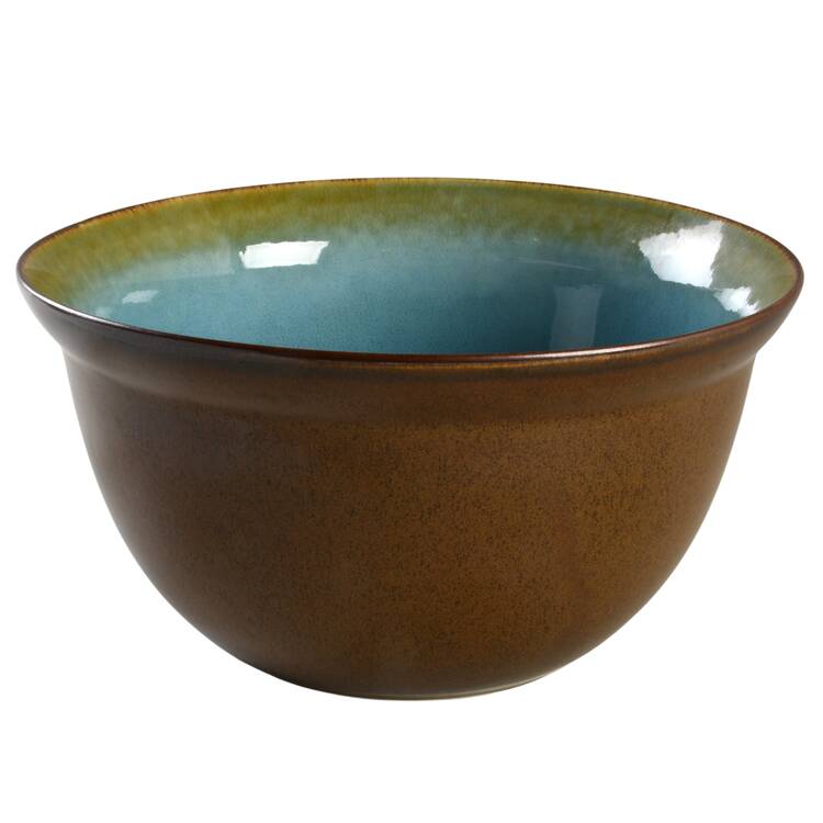 Earth Retreat Turquoise 9" Round Serving Bowl