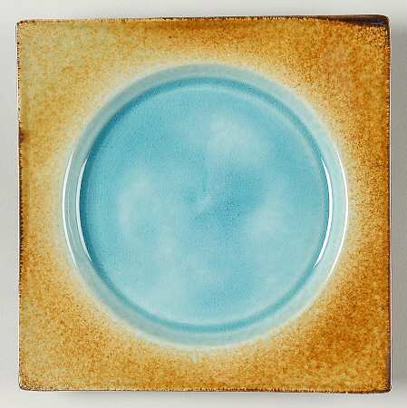 Earth Retreat Turquoise (Square) Salad Plate