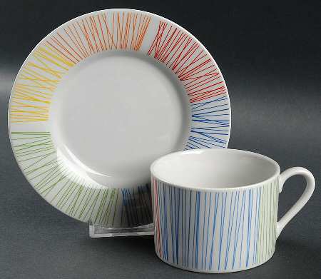 Annika Flat Cup & Saucer Set