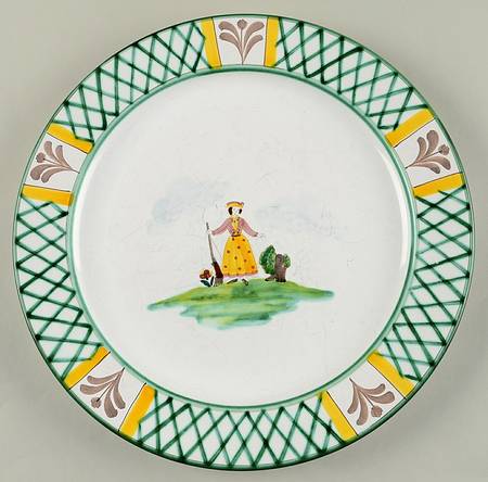 Hunter's Delight (Rim, Smooth) Large Dinner Plate