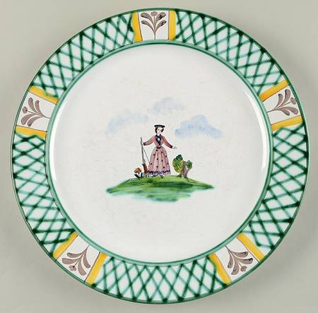 Hunter's Delight (Rim, Smooth) Large Dinner Plate