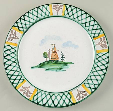 Hunter's Delight (Rim, Smooth) Large Dinner Plate